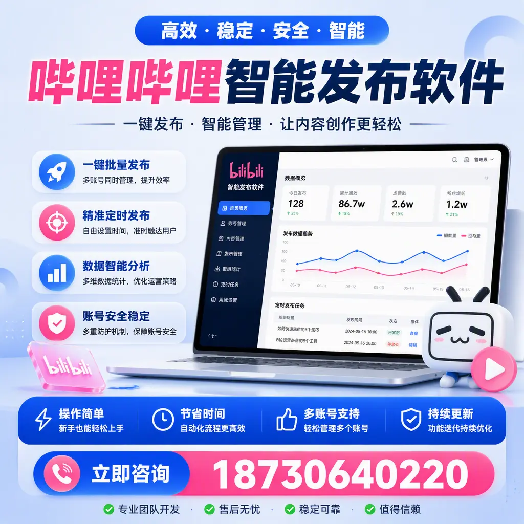 如何在 吕梁 制定有效的哔哩哔哩智能发布策略
